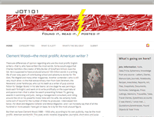 Tablet Screenshot of jot101.com